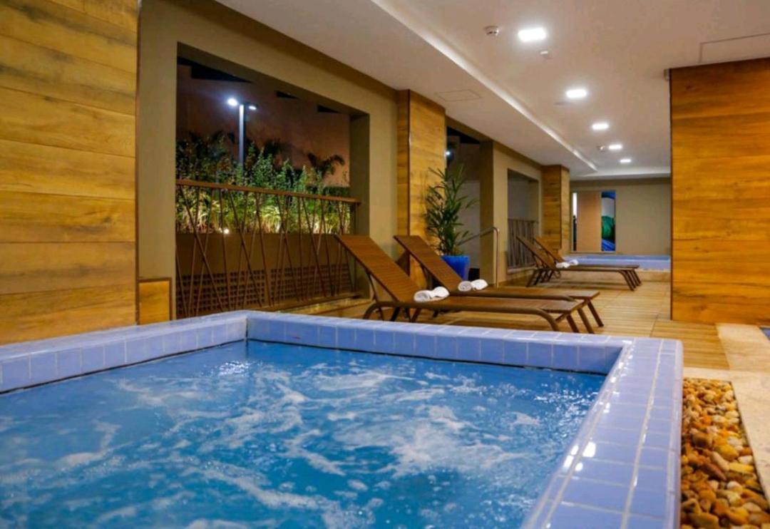 Apto Em Resort De Olimpia Frente Ao Thermas Do Laranjais 外观 照片